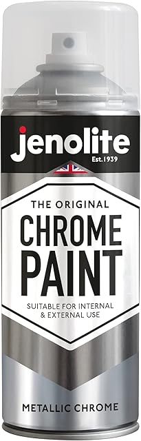 JENOLITE Chrome Spray Paint Smooth Chrome Finish | Suitable For Interior & Exterior Use | 400ml