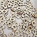 100pcs Wooden Hollow Love Heart Rustic Wedding Table Scatter Decoration Crafts