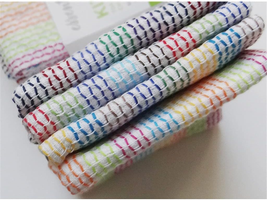 Kitchen Dishcloth Dish Cloth Hanging Absorbent Soft Cleaning Wiping Rags Home Kitchen Cleaning Cloths 4pcs