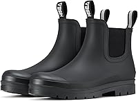 HISEA Women's Waterproof Chelsea Rain Boots - Stylish Short Ankle Rainboots, Non-Slip Comfort Insole for Garden & Outdoor