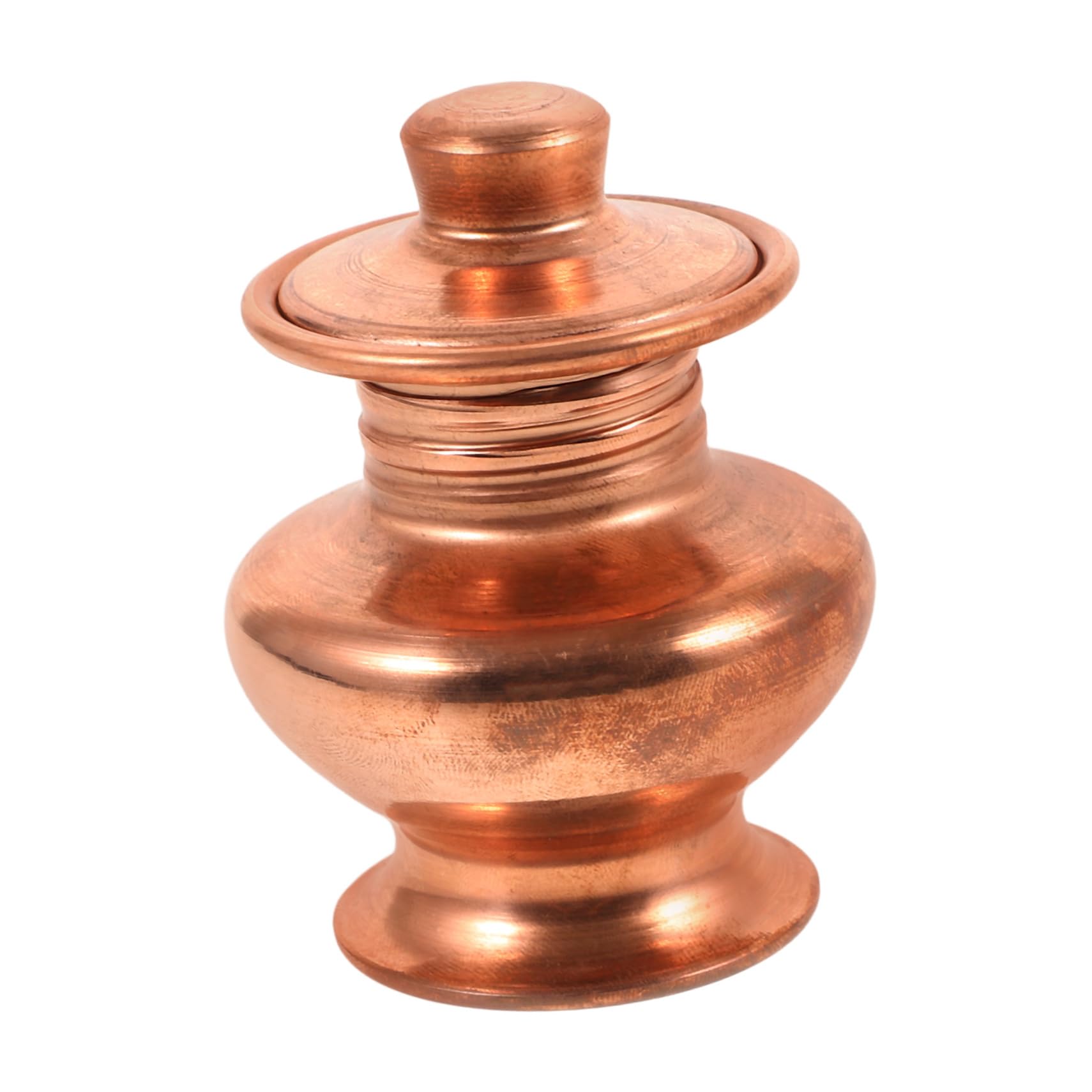 CONGARTENO Vase Chinese Altar Cups Smudging Bowls Chalice Goblet Buddha Altar Cups Buddhist Singing Bowl Offering Bottle Buddha Worship Bottle Buddhism Ornament Rose Gold