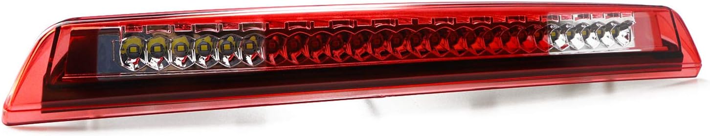 Third Brake Light For 2004-2015 Nissan Titan/2005-2016 Nissan Frontier 3rd LED Cargo Light High Mount Lamp Center Light 26590-EA800 Red Lens