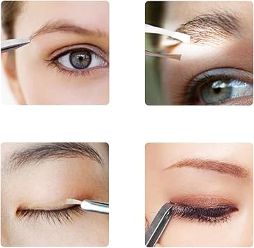 Tweezers Lighted Eyebrow Stainless Steel Eyebrows Facial Hair Removal
