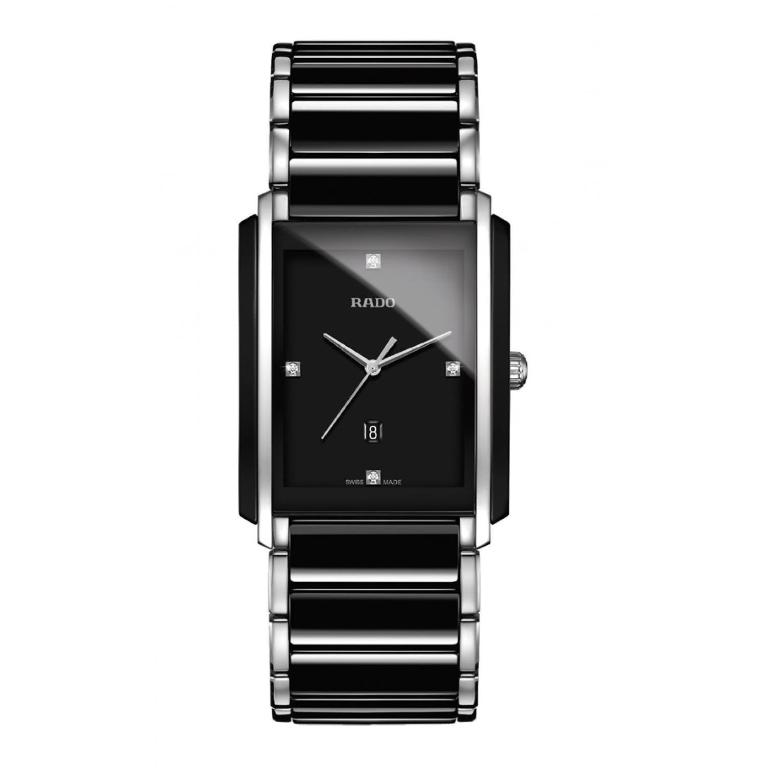 Rado Integral Unisex Swiss Quartz Movement 31 mm, Black, Analog