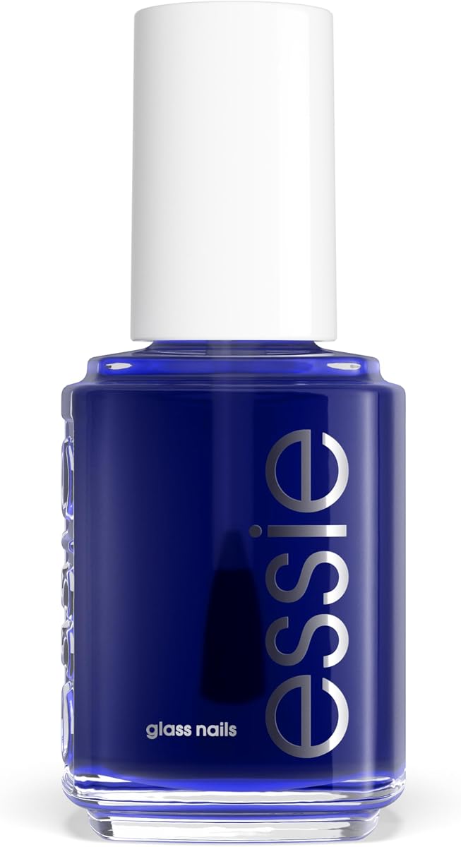essie Nail Art Studio, uñas de cristal, esmalte de uñas azul translúcido, vegano, luz azul, 0,46 onzas líquidas