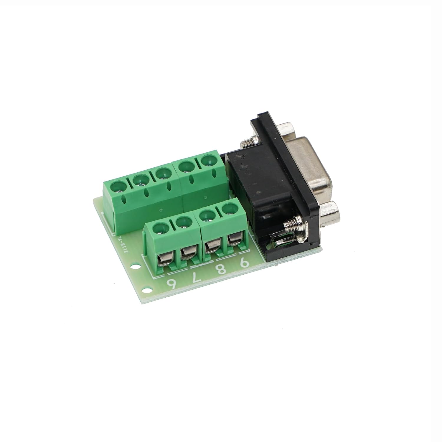 B9 Splitter Cable Connector RS232 Serial 9-Pin DB9 Male to Female Adapter (Durable Metal Housing, 1 Male + 1 Female Ports)