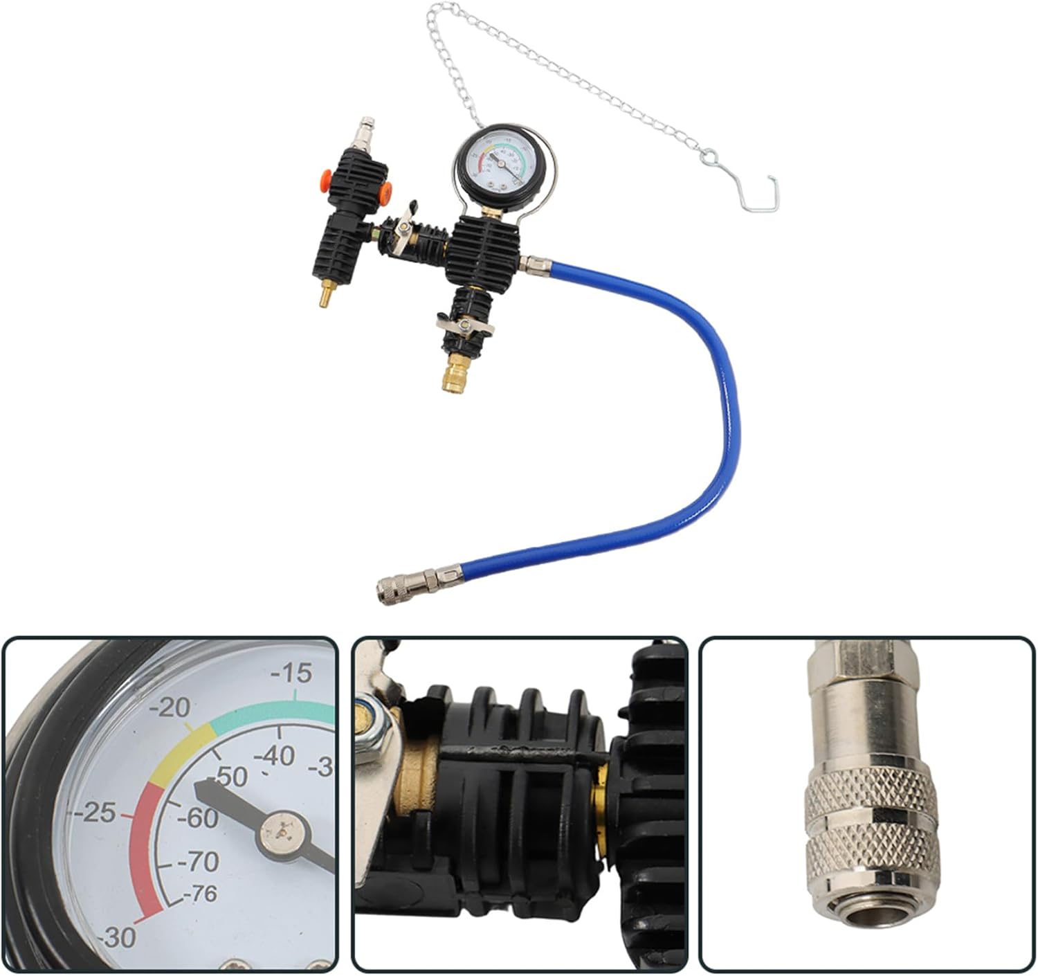 28-Piece Radiator Pressure Tester Cooling System Refill Kit with Suitcase