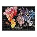 Galison Full Bloom World Map Puzzle, Multicolor, 1 EA