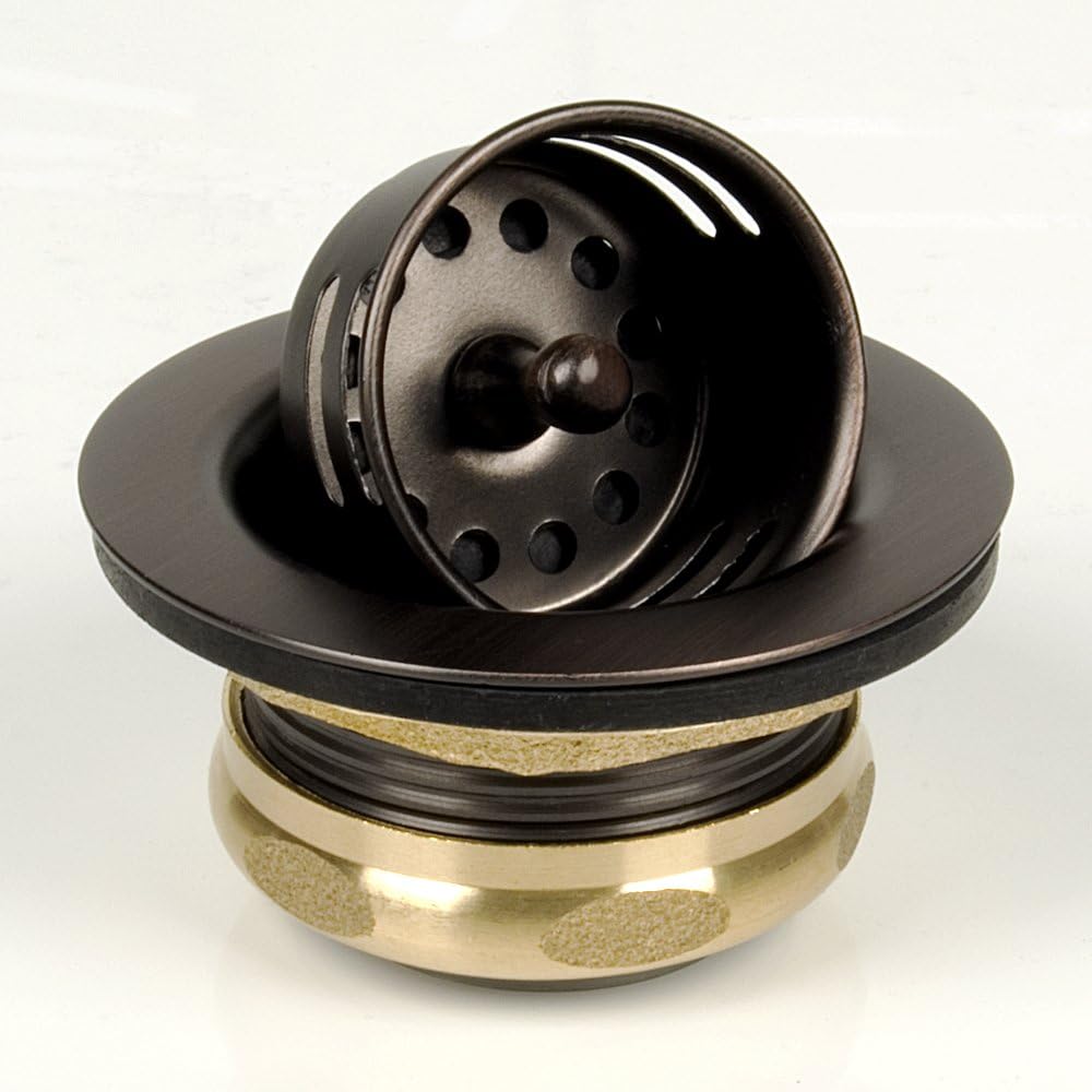 Jr. Basket Strainer with Stopper Finish Victorian Bronze Rinse