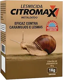 Lesmicida Peletizado 1kg Citromax para Caramujos e Lesmas