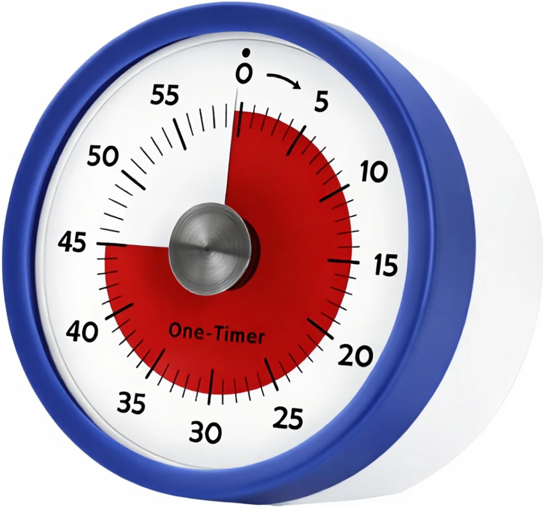 Temporizador visual magnético redondo para niños, reloj silencioso de cuenta regresiva de 60 minutos con imán, gancho y diseño autónomo, ideal para autismo, TDAH, aula, cocina, aprendizaje en casa
