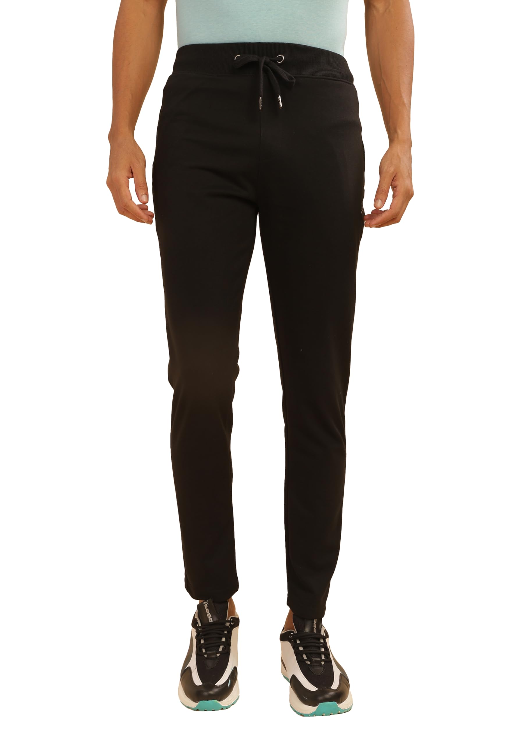 force nxt Men's Super Combed Cotton Rich French Terry Fabric Solid Trackpant | Active Trackpant for Men | Comfortable Waistband with Zipper Pocket for Daily Workout-picture-49