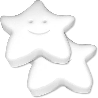 cyclingcolors 2X Éponge Écume Absorbant Dépôt Huile Graisse Crème Corps Gras Impureté Pollen Skimmer Piscine Spa Mousse 60PPI, Forme étoile