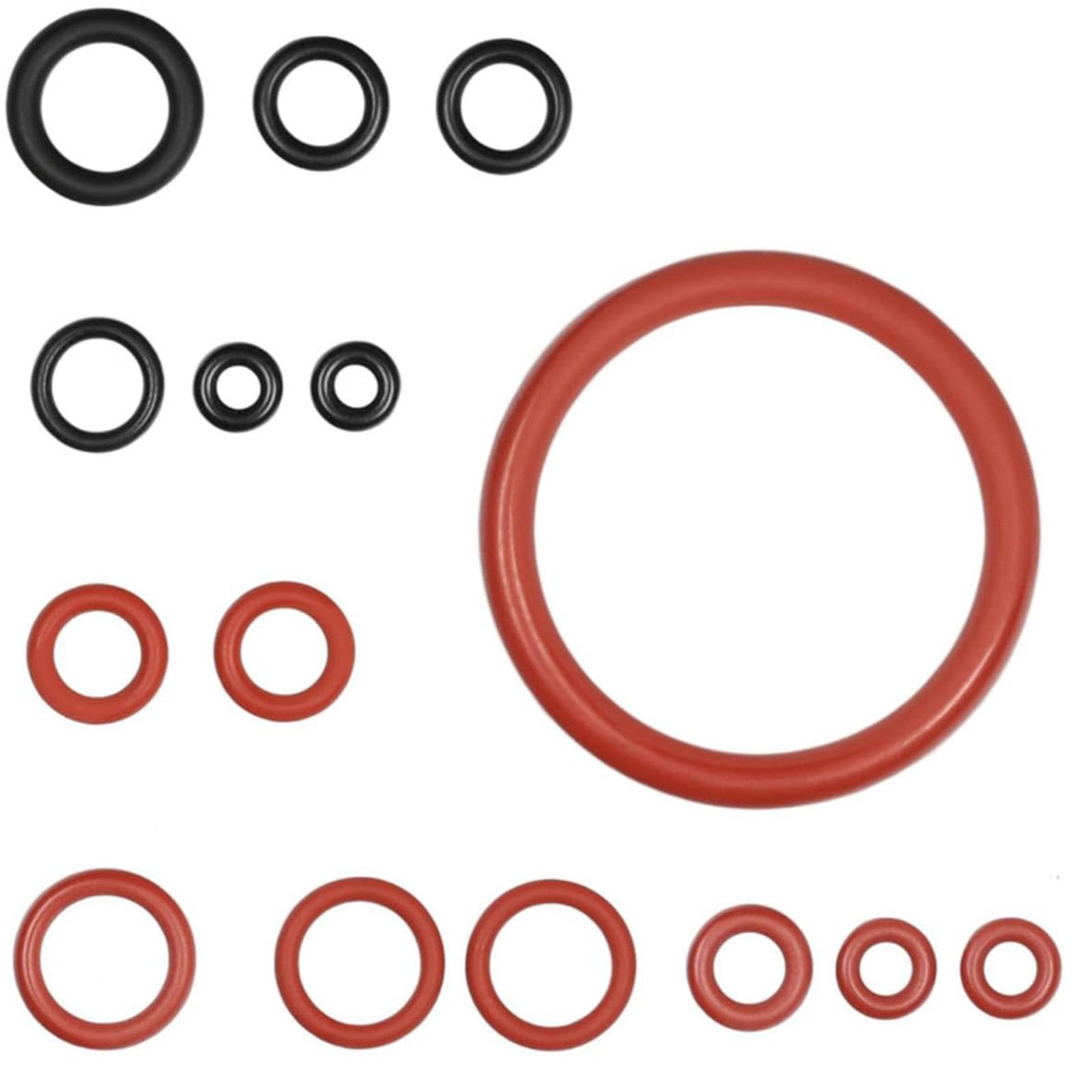 Buxuaaaa Of 30 High Temperature Resistant Silicone Gasket Sealing Rings Leakage Protections for Coffee Machine Repair Silicone Rings for Espresso Makers
