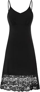 Full Slips for Women Under Dresses Simple Dress Slip Adjustable Spaghetti Strap Cami Dress