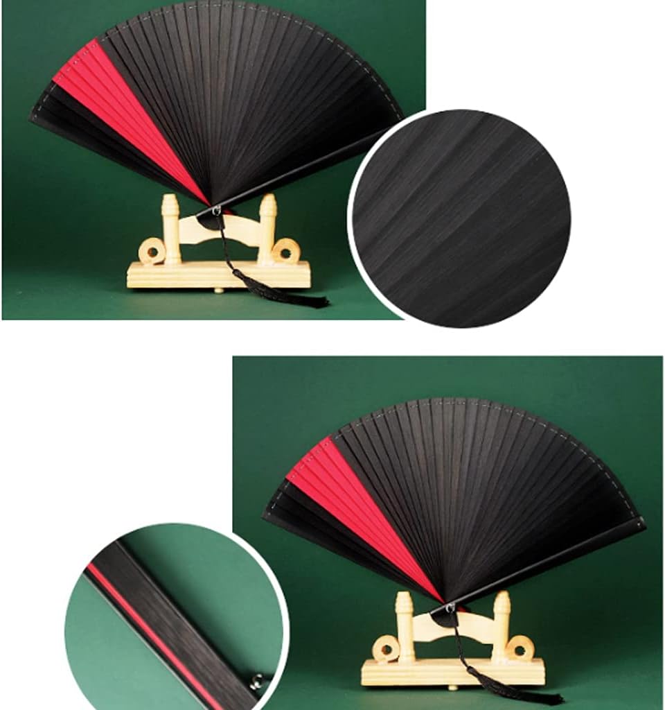 Decoration Folding Fan All Bamboo Ancient Wind Folding Fan,Women's Portable Hanfu Handheld Fans for Performance Decoration Wedding Party Gift Elegant Hand Fan Fan