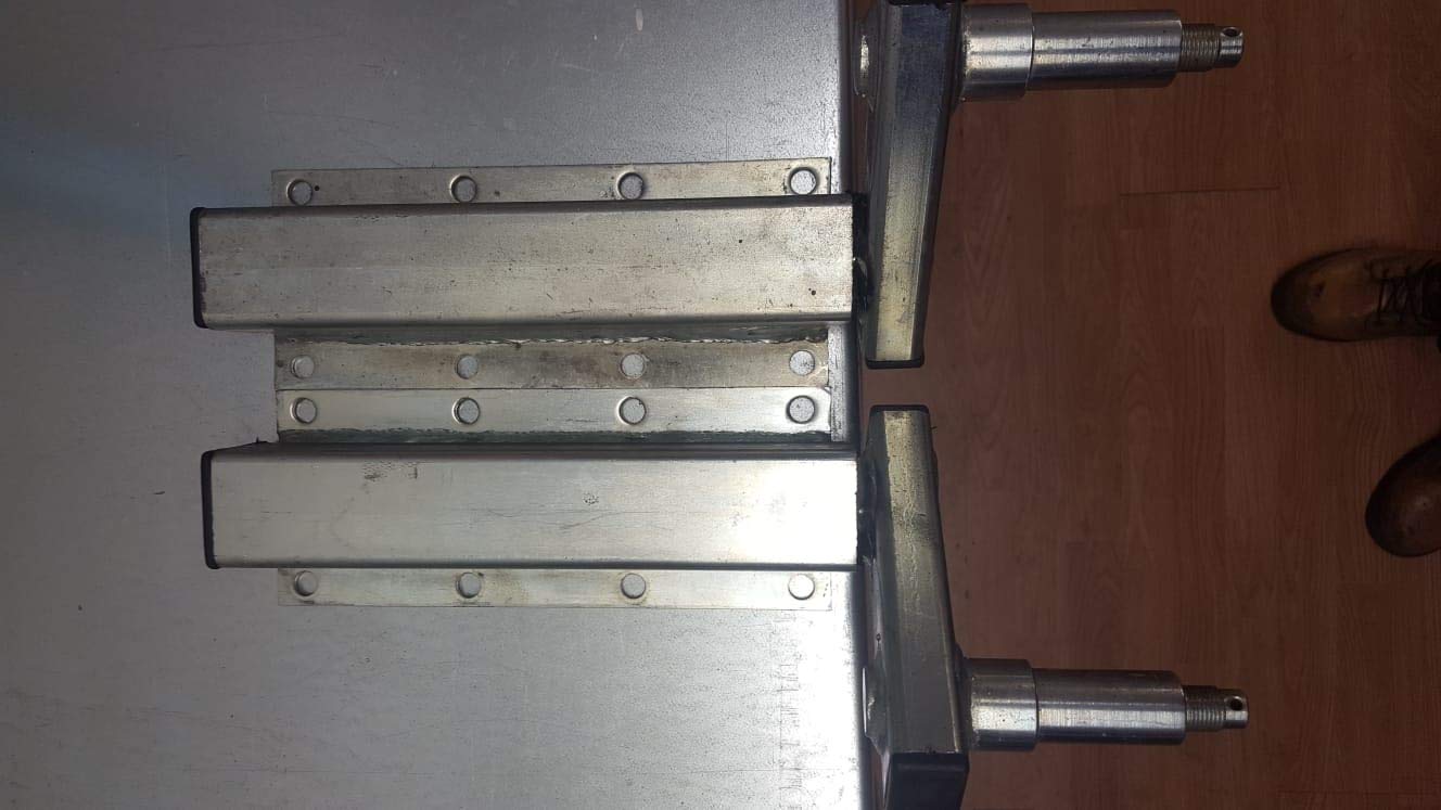 Unidades de suspensión para remolque de 500 kg con tornillos de montaje