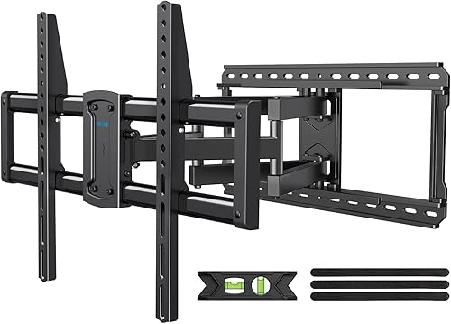 Miniatura 10 de USX STAR - Soporte de pared para TV de movimiento completo para televisores de 37 a 85 pulgadas, soporta hasta 59.8 kg, compatible con pernos de