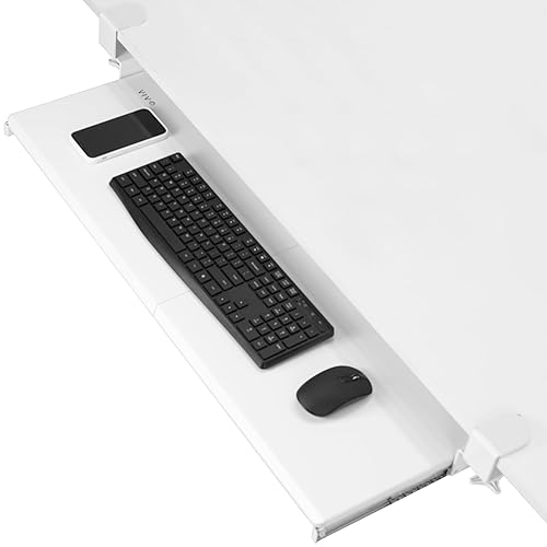 VIVO Extra Long Clamp-on Computer Keyboard and Mouse Under Desk