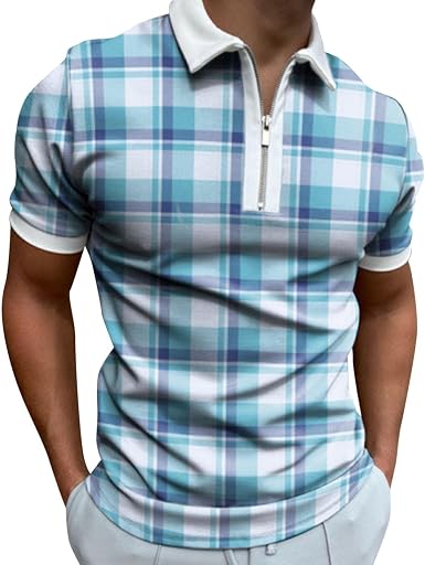 Block Casual Polo Shirts at Amazon 