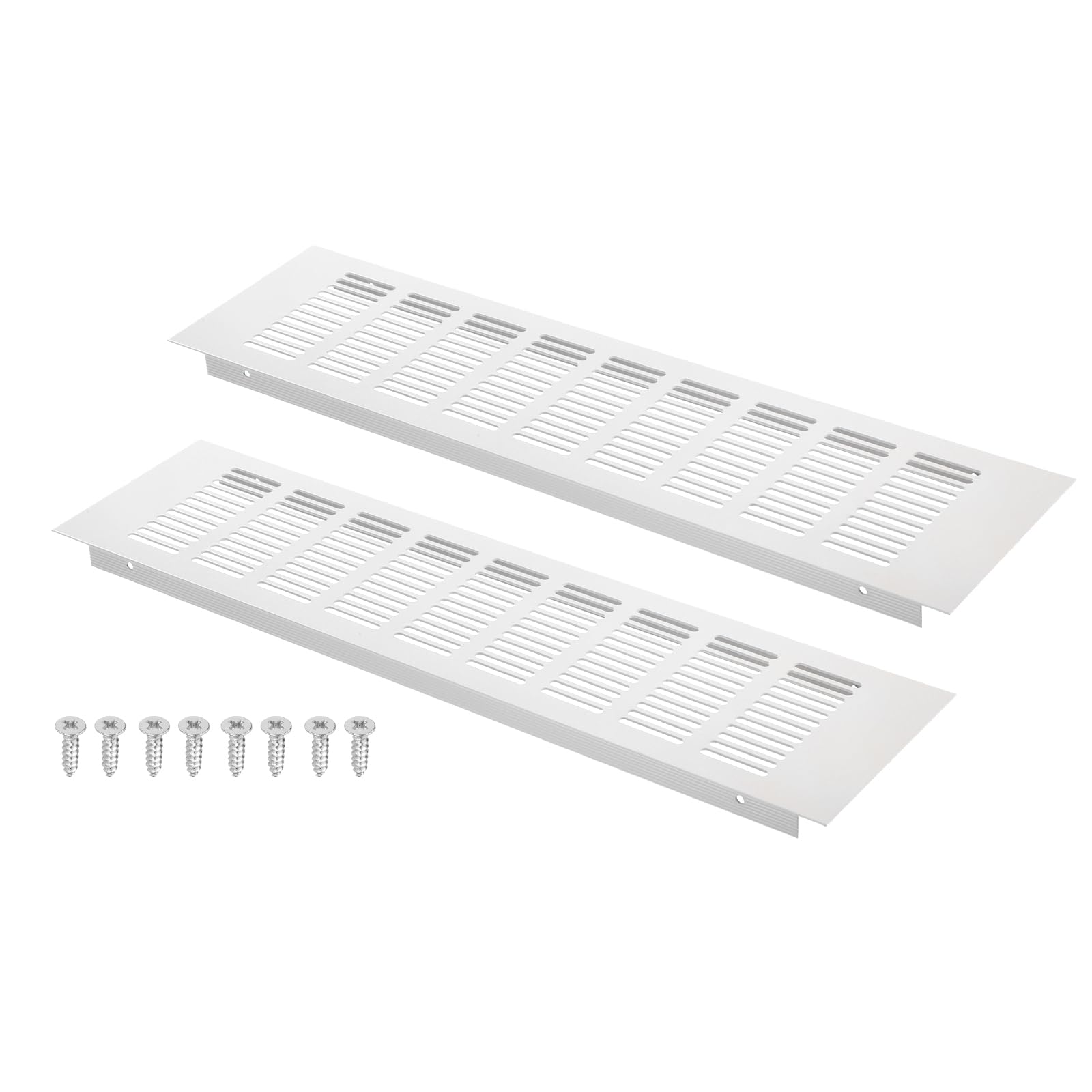 Grille d'aération de porte pour stopper les mauvaises odeurs de placard gris