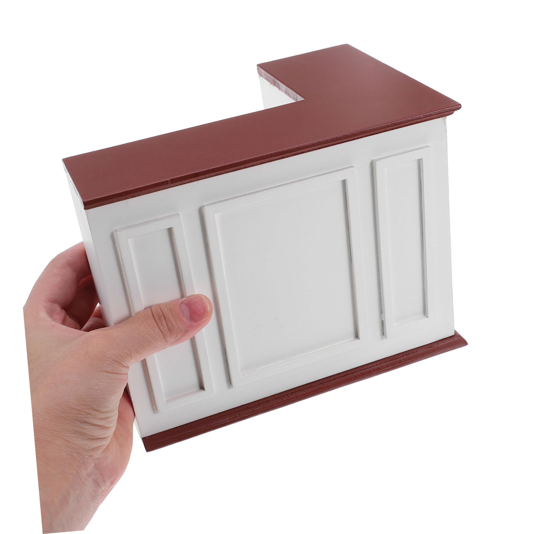 iplusmile Comptoir de Bar Miniature pour Maison de Poupée Table de Bar et Meuble de Cuisine Miniature Accessoire pour Décoration de Maison de Poupée