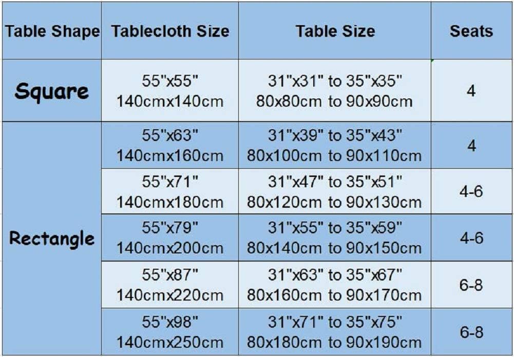 vctops Rustic Cotton Linen Tablecloth Lace Edge Solid Tablecloths Dust-Proof Table Cover for Kitchen Dinner Table (55"x 71",4-6 Seats,Beige)