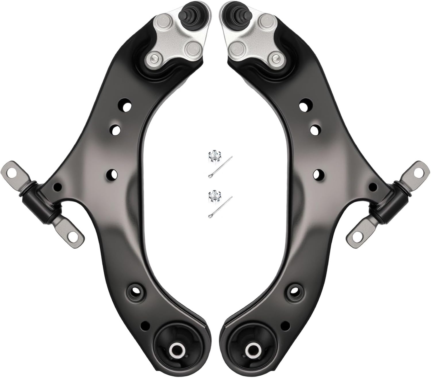 AUQDD 2Pc Suspension Front Lower Control Arm and Ball Joint Assembly Fit For 18-24 To-yota Camry, 19-22 Avalon /21-25 Le-xus ES250, 19-25 ES300h ES350 (OE# K623939 K623940 527-015 527-016 4806806200)