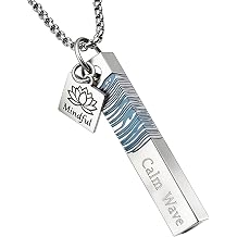 Mindfulness Breathing Necklace 4-7-8 Anxiety Relief Tool
