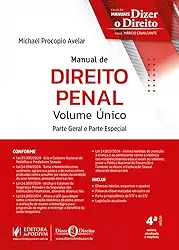 Manual de Direito Penal Volume Único - Parte Geral e Parte Especial - 4 Edição 2025 juspodivm