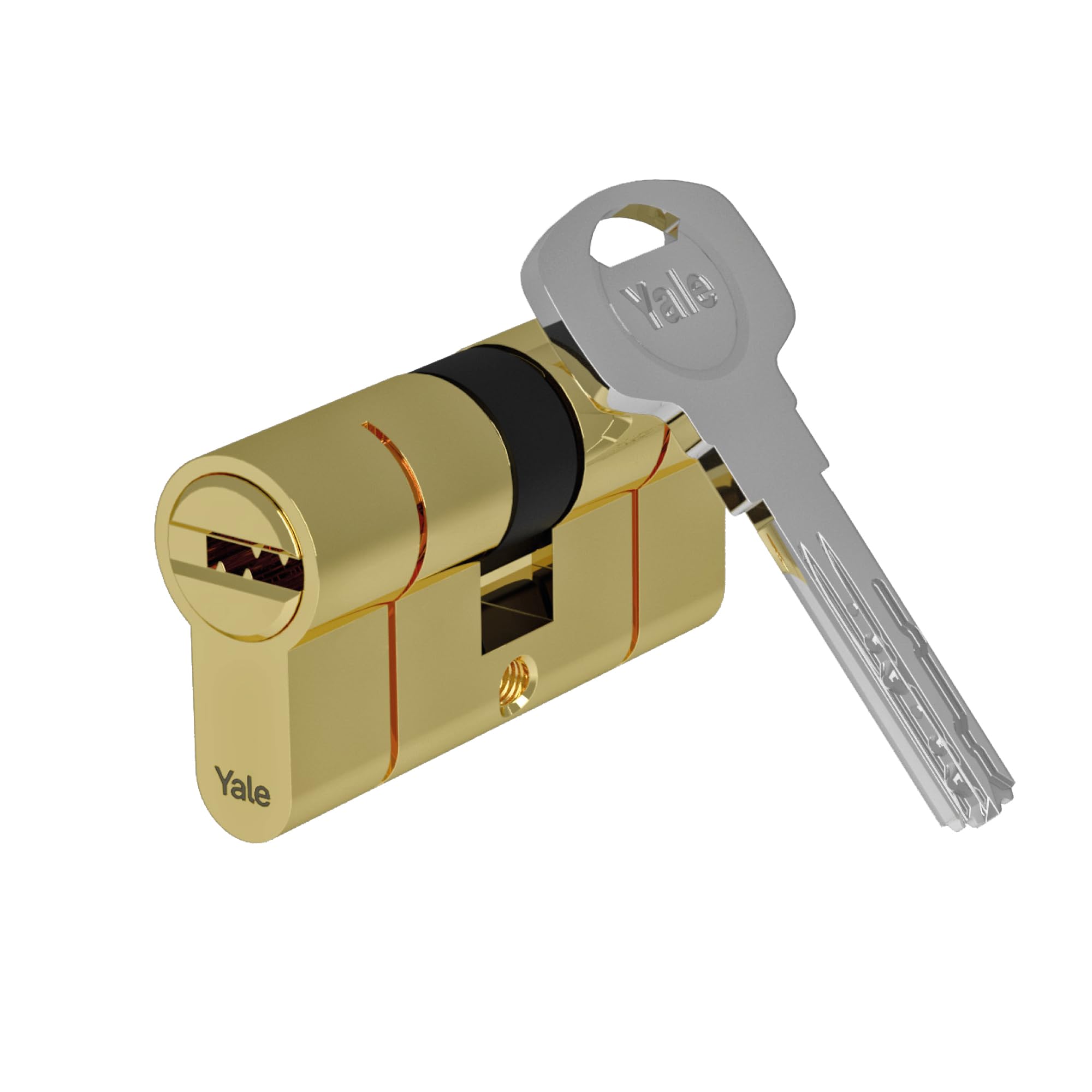 Cilindro Di Sicurezza Yale - Profilo Europeo, Nichel Satinato, Misura 30/45, 6 Pini - Foto 10