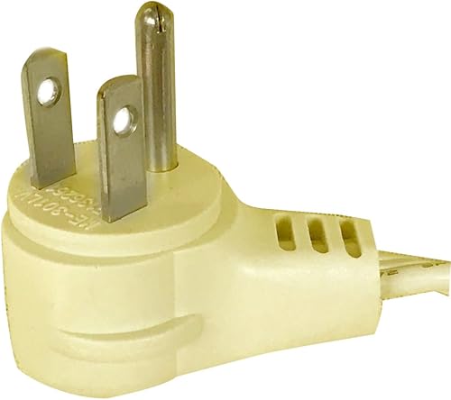 Miniatura 8 de Royal Designs CO-9001-GL-8-2 Series Cable de extensión de enchufe plano para interior y exterior 8 pies de largo dorado 3 clavijas de salida a