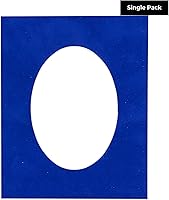 Vista 57 de CountryArtHouse Marco ovalado verde cazador de 5 x 7 pulgadas, sin ácidos, con núcleo blanco, corte biselado para fotos de 4 x 6, se adapta a marcos