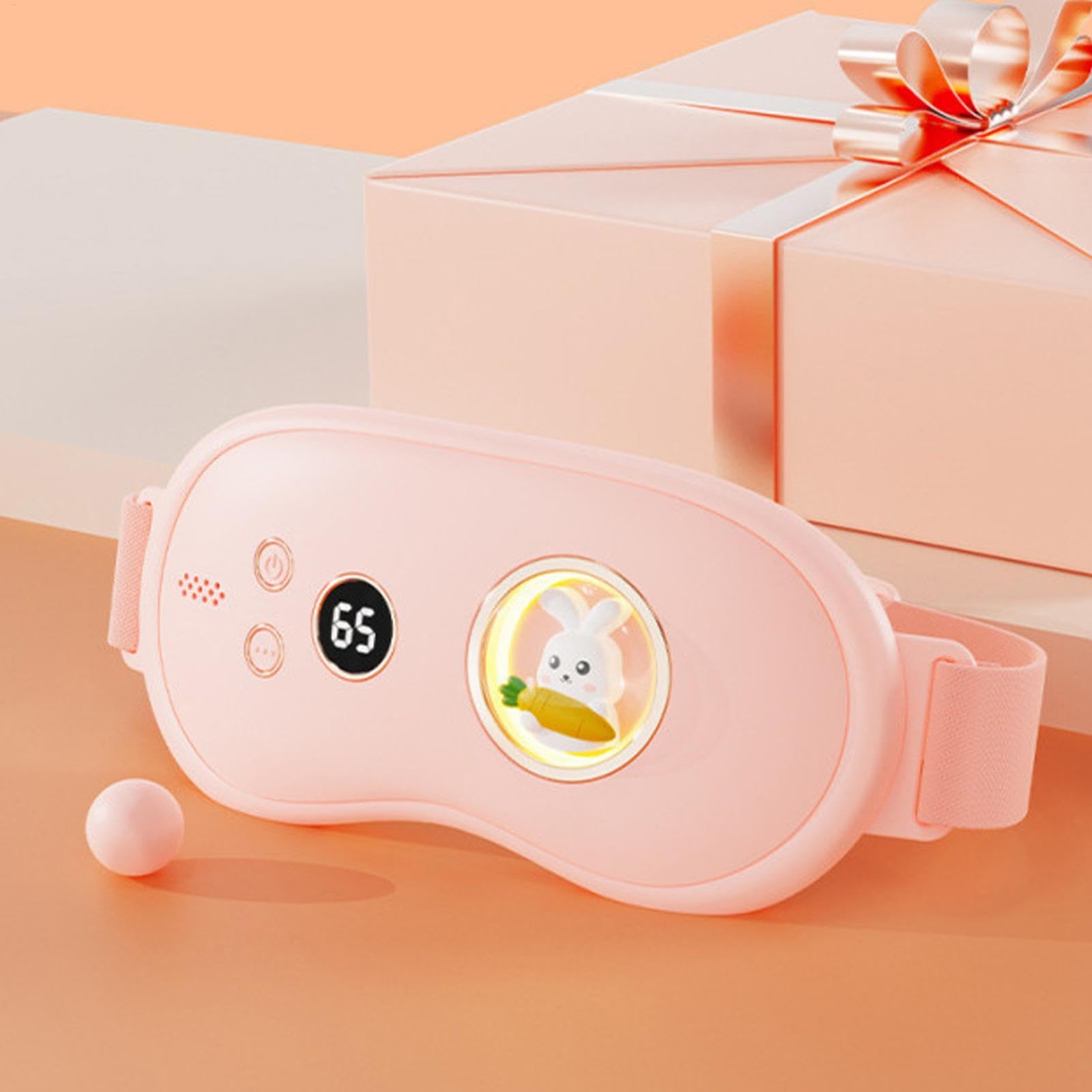 Portable Heating Pad for Period Cramps, 3 Modes Wearable Heating Pad, Cordless Heating Pad Belt, LED Display Heating Pad for Women, Heating Pad for Menstrual Cramps