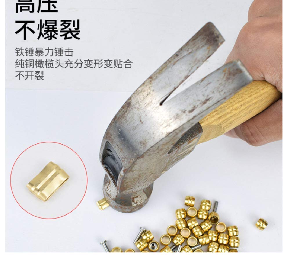 del Freno della Bicicletta di Oliva e in Ottone di Collegamento Inserto Kit per Shimano BH59 BH90 Avid Sram Magura della Bici Freno A Disco Idraulico Tubo (SRAM (20pcs))