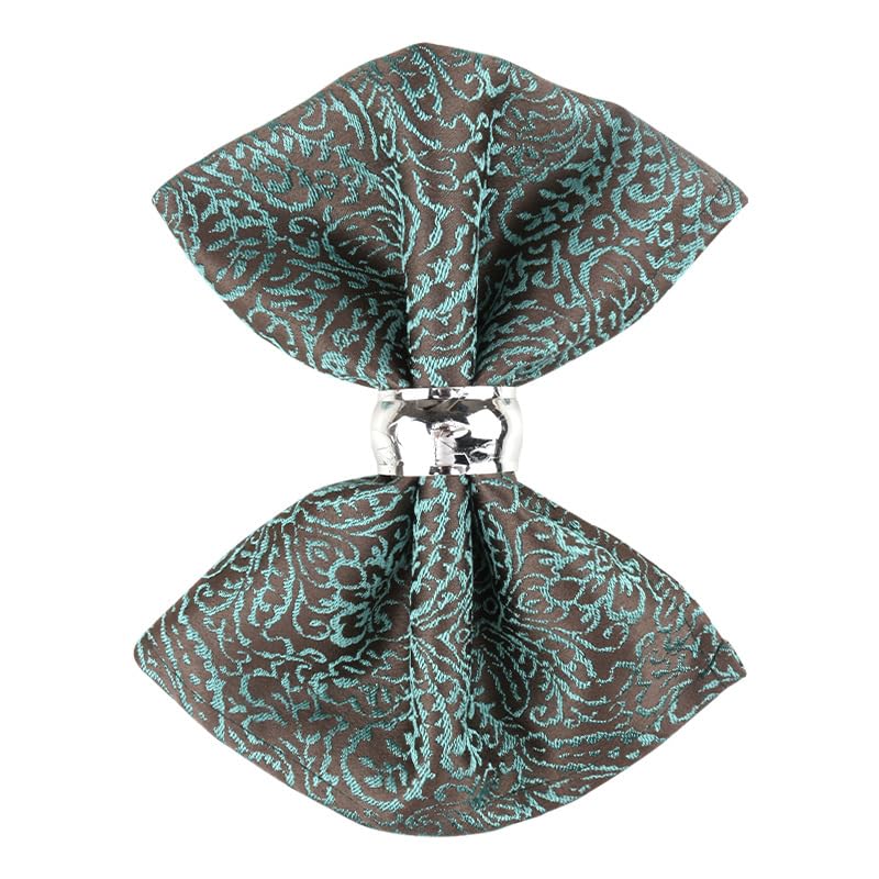 2 servilletas de tela damasco jacquard 46x46 cm miniatura 1