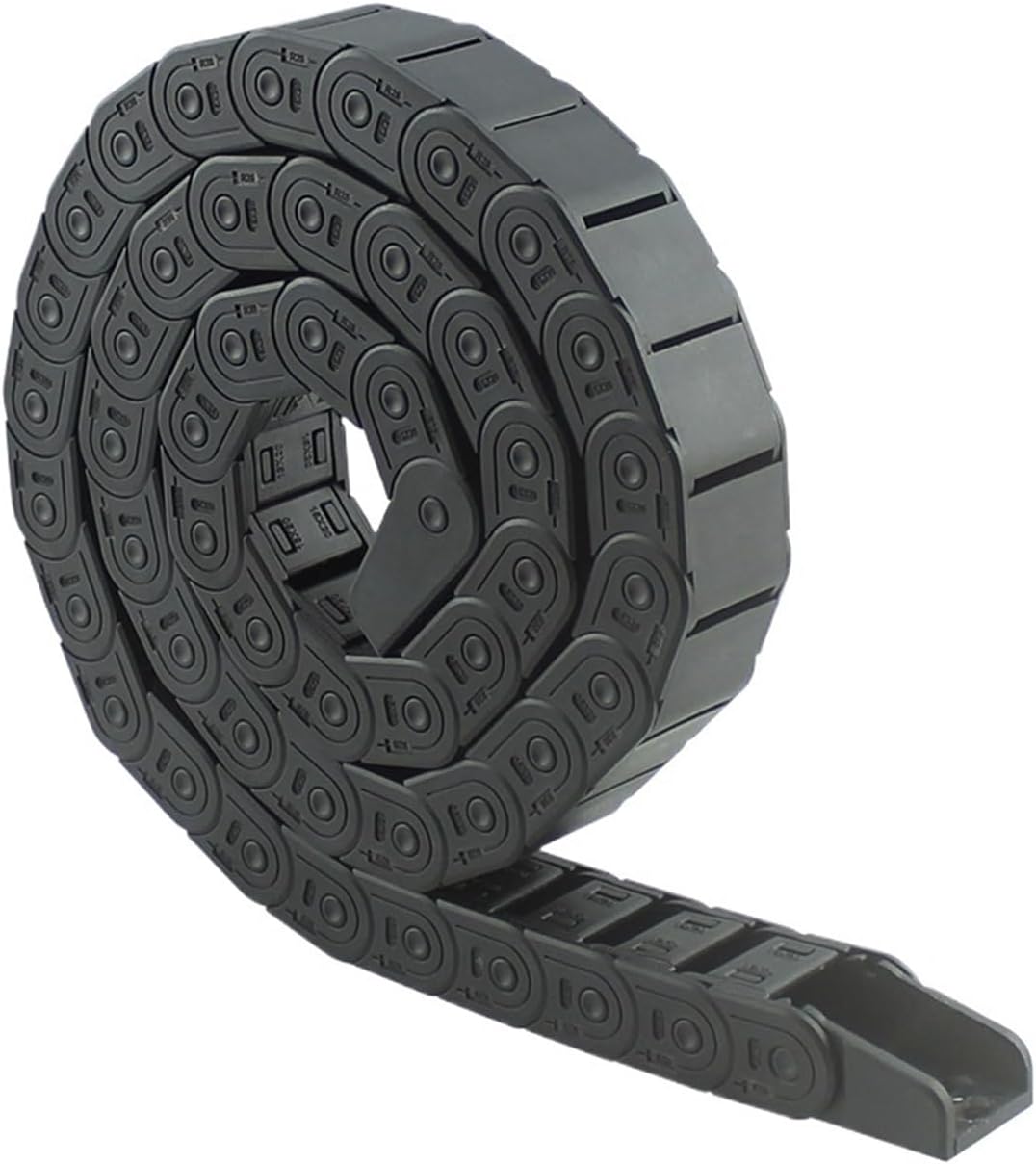 Cable Chain 7 * 7 10 * 10 15 * 20 15 * 30mm 1M Non-Opening Semi-Enclosed Plastic Drag Chain Drive Drag Chain Machine(15x30 mm)