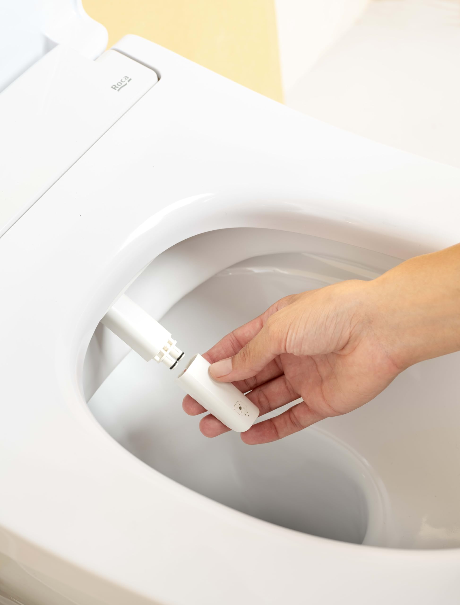 Roca A804057001 Multiclean® M4 Round Compact con funzioni di lavaggio e asciugatura, colore: Bianco
