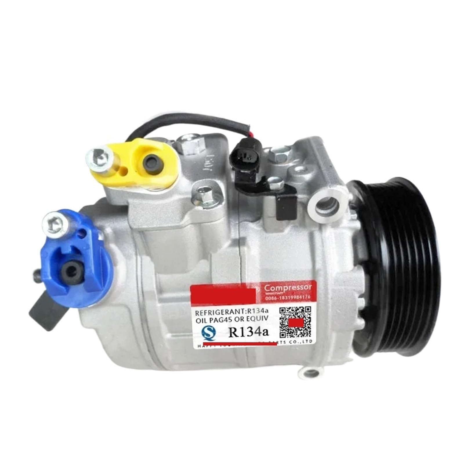 7SEU17C AC Compressor Compatible with BMW 325I 325XI 328I 328XI 330I 330XI 525I 525XI 528I 528XI 530I 530XI, Replaces # 64526918753 64526956715