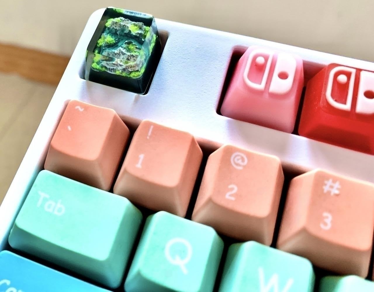 Amazon.com: Mountain Resin Keycap, Handmade Unique Keycap