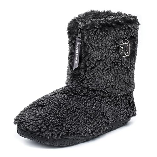 Bedroom Athletics - Gosling - Snow Tipped Sherpa Slipper Boots - Washed Black - UK 9/10