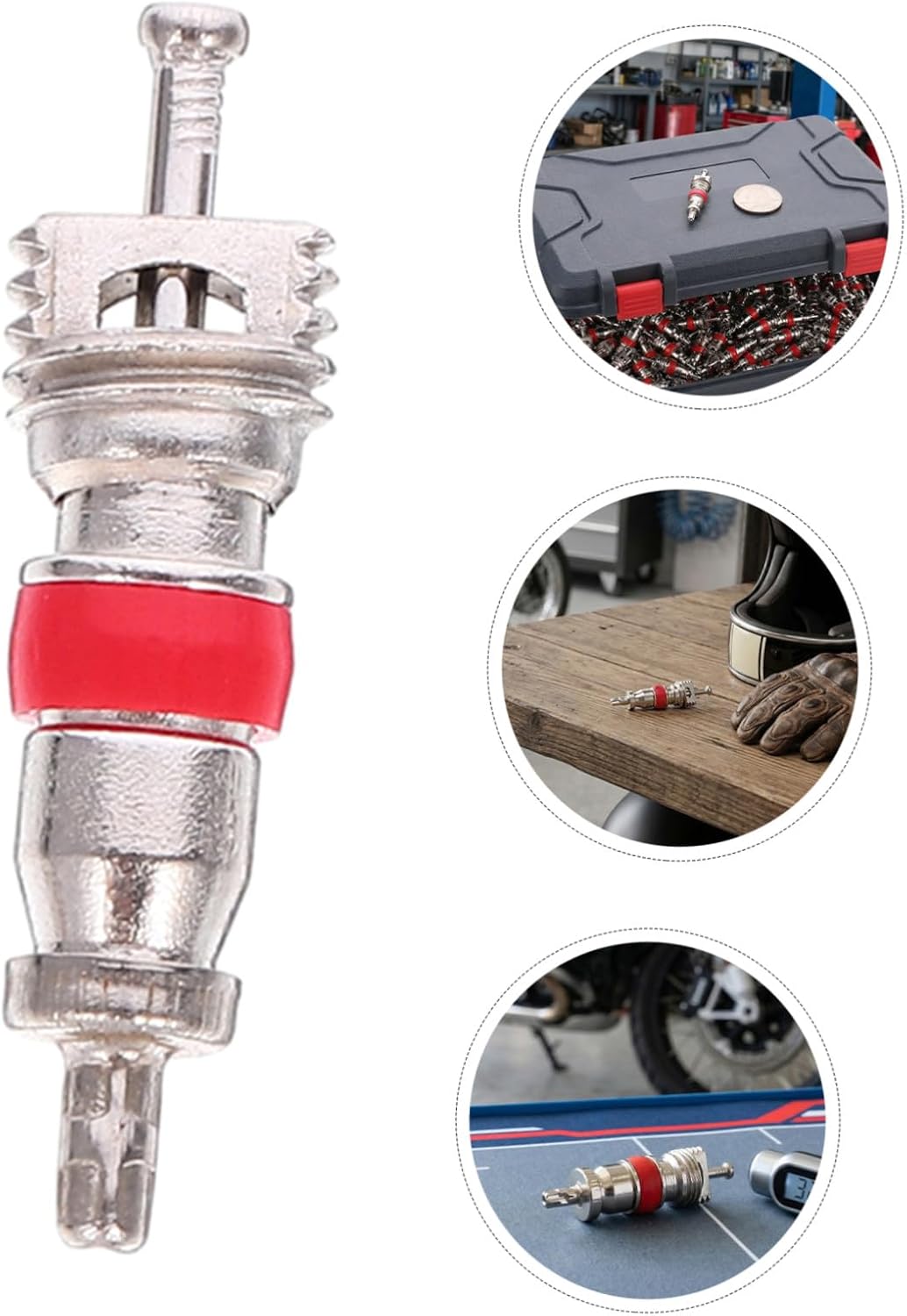 Levemolo 300pcs Zinc Alloy Tire Valve Stem Core Kit with Airtight Performance for Motorcycles and Automotive Use, Sturdy Replacement Parts that Endure Extreme Conditions