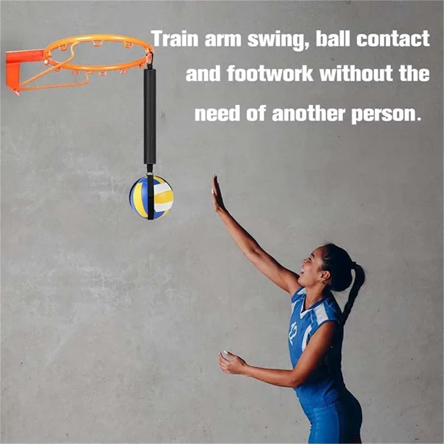 1/4/8pcs Volleyball Training Equipment Aid Practice Trainer with Adjustable Belt for Serving Setting Spiking Returns Ball