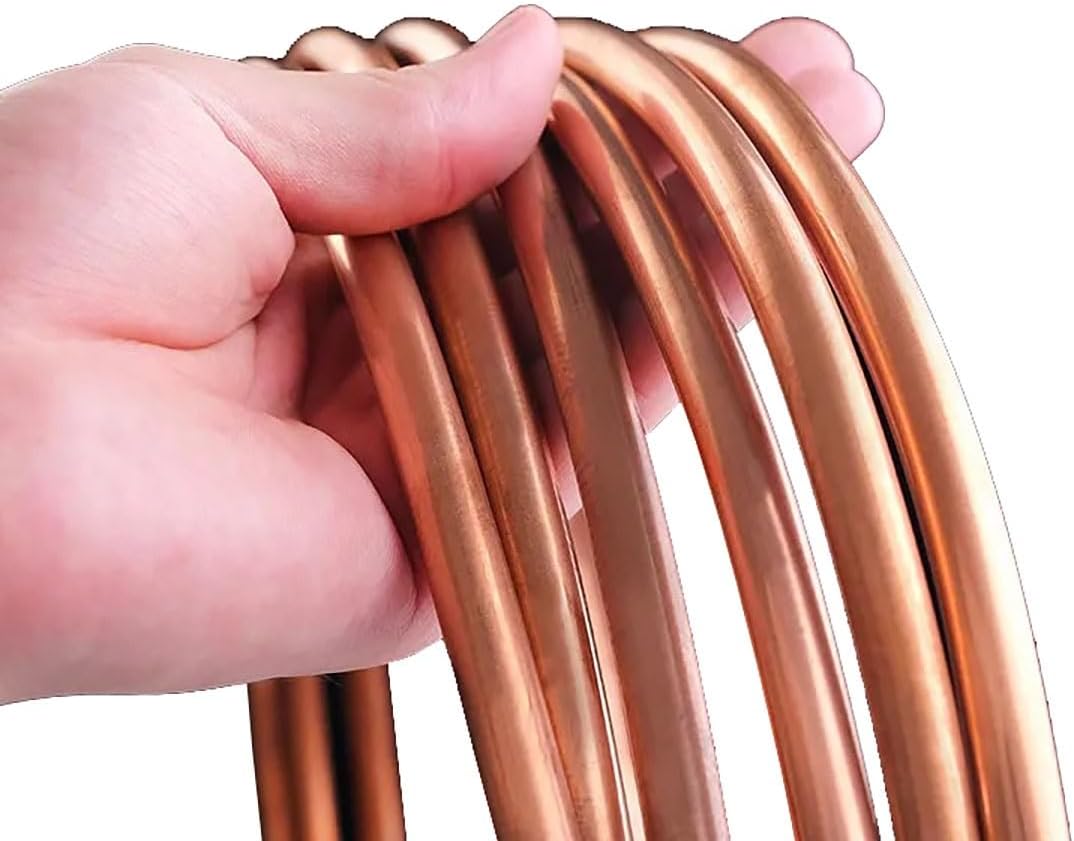 efrigeration Tubing, Transparent Silicone Rubber Hose Tubing ID 0.5-38mm OD 2-16mm Multiple Sizes Pack of Multiple Sizes for DIY Crafts Home Decoration(2 meter 6mm x 0.6mm)