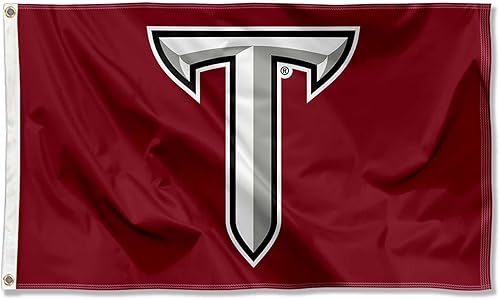College Flags & Banners Co. Troy Trojans Power T Bandera