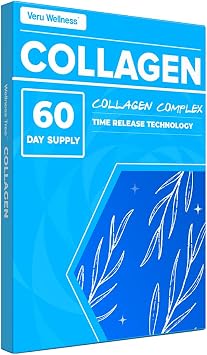 Veru Wellness Collagen Booster Patch - 60 Day - Easy to Use - Support Skin, Joint, Hair and Nails