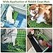 kathson 16PCS Rabbit Mat Plastic Cage Mat Floor Mats Bunny Hole Leak Water Pads for Pet Cats Dogs Hamster Rat Chinchilla Guinea Pig and Other Small Animals