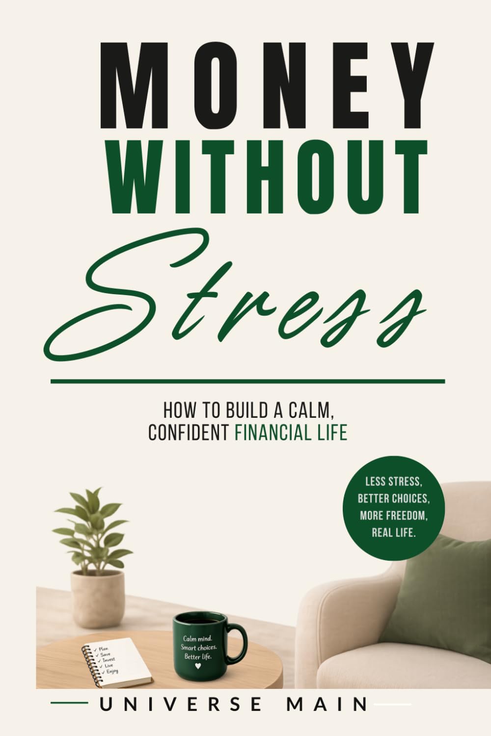 Money Without Stress: How to Build a Calm, Confident Financial Life Without Overthinking Every Dollar (The Money Reset Series)
