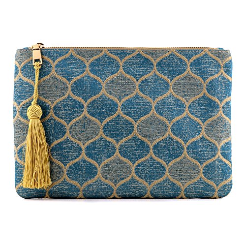 Otto Angelino Designer Women’s Bohemian & Fashion Clutch Purse - Multiple Slots Money, Cards, Smartphone - Ultra Slim