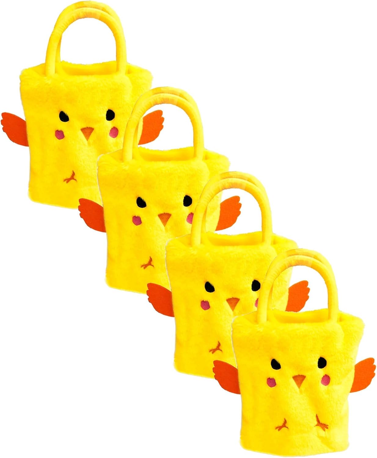 Personalized Plush Easter Egg Hunt Bags (Unpersonalized Chick)